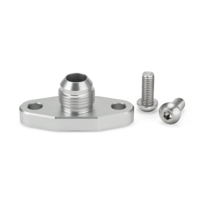 Turbo Oil Return Drain Flange 2.0" Bolt Spacing with AN10 Flare Fitting