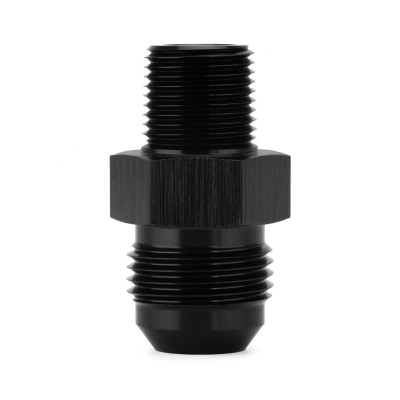 AN10 Male to 3/8" NPT Male Straight Adapter HEL Aluminium