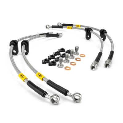 Land Rover Defender TDCi 2007- Brake Lines HEL Stainless Steel Braided